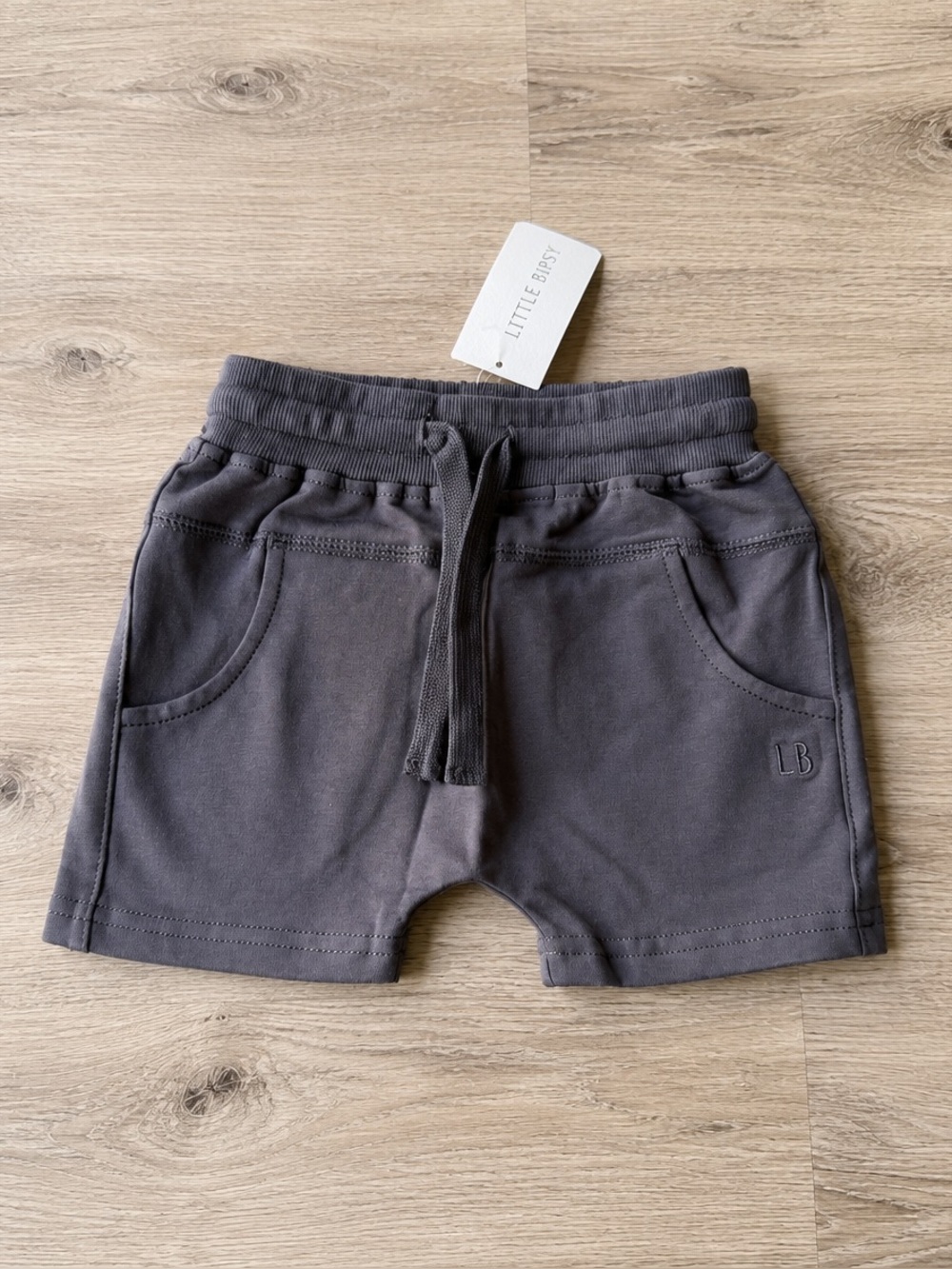 Little Bipsy Harem Shorts Iron 18-24M NWT Iron Boys Jogger Short